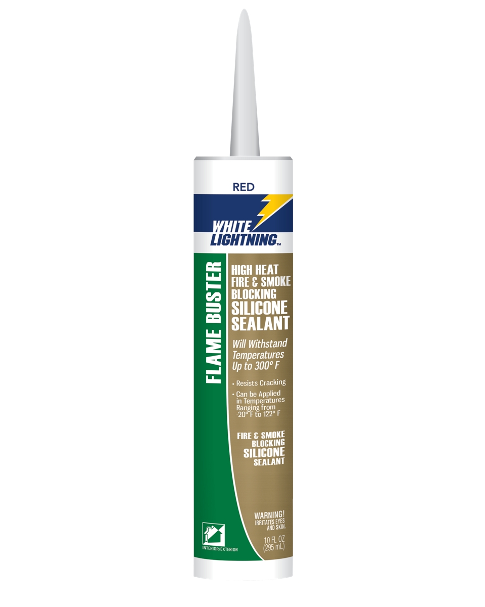 Flame Buster® Fire & Smoke Blocking Silicone Sealant White Lightning