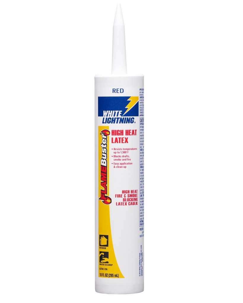 Flame Buster® High Heat & Smoke Blocking Latex Caulk White Lightning
